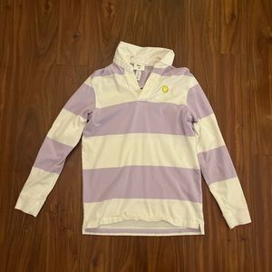 Purple and white smiley/h&m shirt